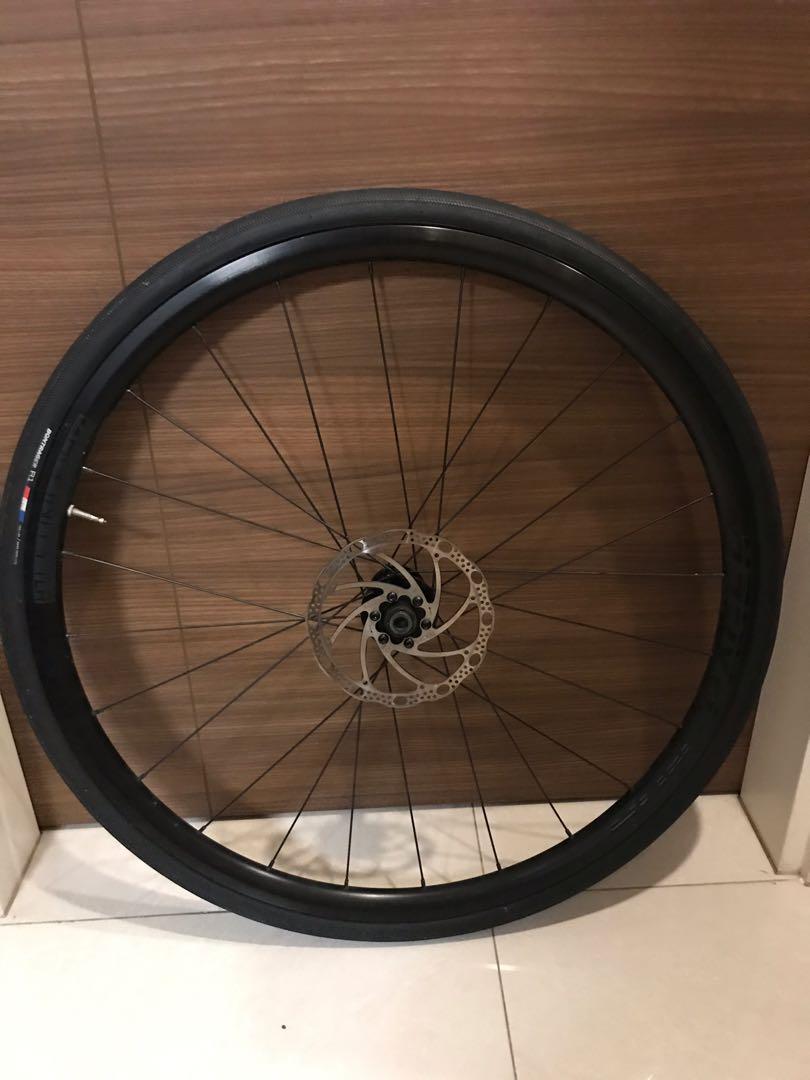 Trek Bontrager Wheel (front and rear) 700cc Affinity TLR Rims Thru Axel ...