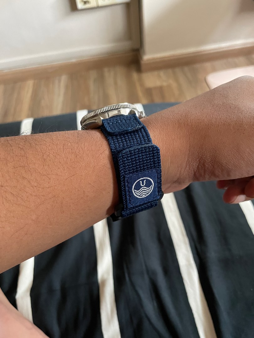 Seiko velcro on sale strap