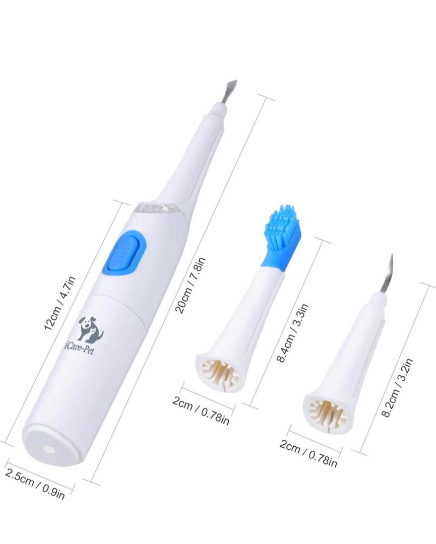 UP *Sgd 200*iCarePet Dog Toothbrush, Electric Toothbrush Remove Tartar
