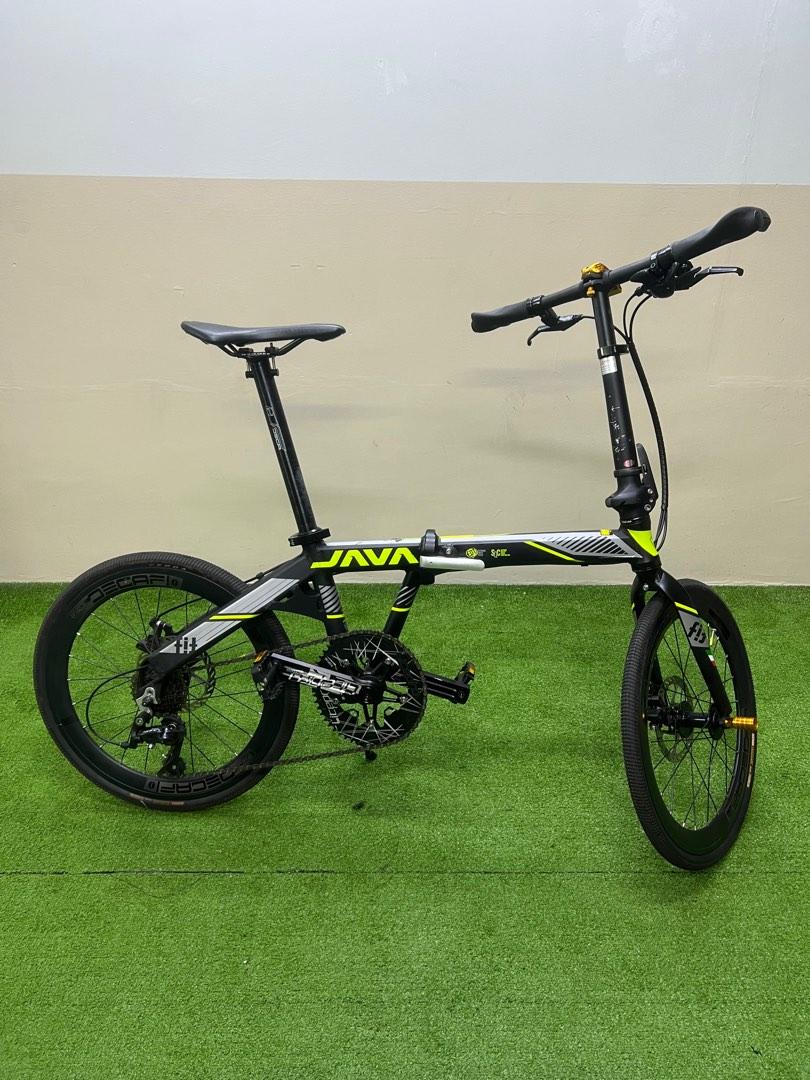 Upgraded Java fit folding bike foldable bicycle foldie, Sports