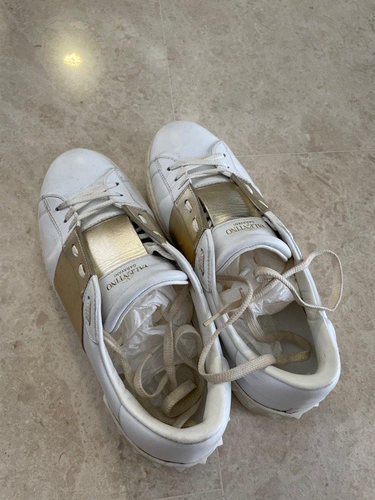 Valentino Garavanti White Gold Sneakers Men Men s Fashion