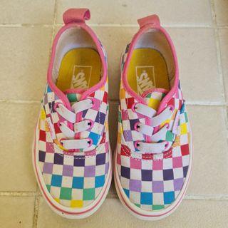 VANS Slip On Sneakers Checkered with Laces Kids Size US 11 | UK 10.5 | EU 27.5