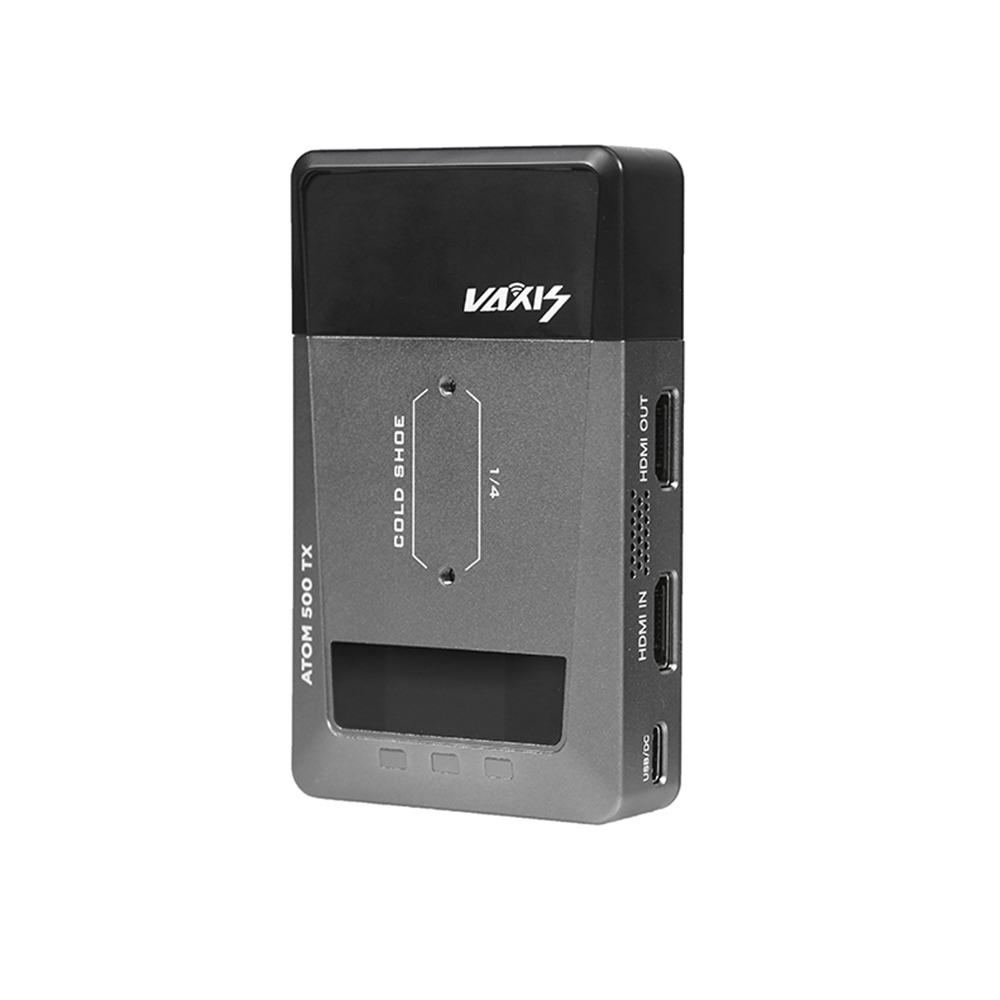 Vaxis Atom 500 HDMI Basic (Category: Other Accessories) located in Singapore. Submitted by cooldealphoto (Listing ID 1184203261, Image 2). Description: Product Highlights Transmits Wireless Video up to 500' Supports up to 1080p H.265 Video 1 x Transmitter and 1 x Receiver USB Type-C Power Input Vaxis Atom 500 Specs I/O Video Transmitter: 1 x HDMI Type A Input Transmitter: 1 x HDMI Type A Output Receiver: 2 x HDMI Type A Output HDCP Support Not Sp