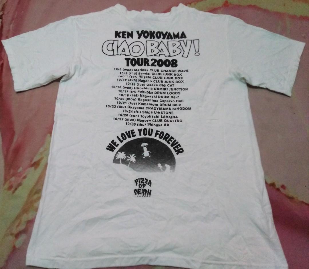 VINTAGE BAND KEN YOKOYAMA PIZZA OF DEATH CIAO BABY TOUR 2008 