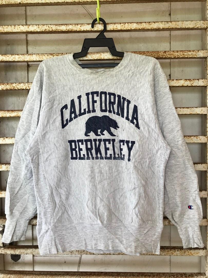 Vintage Champion Reverse Weave University California Berkeley Sweatshirt  Distress Authentic