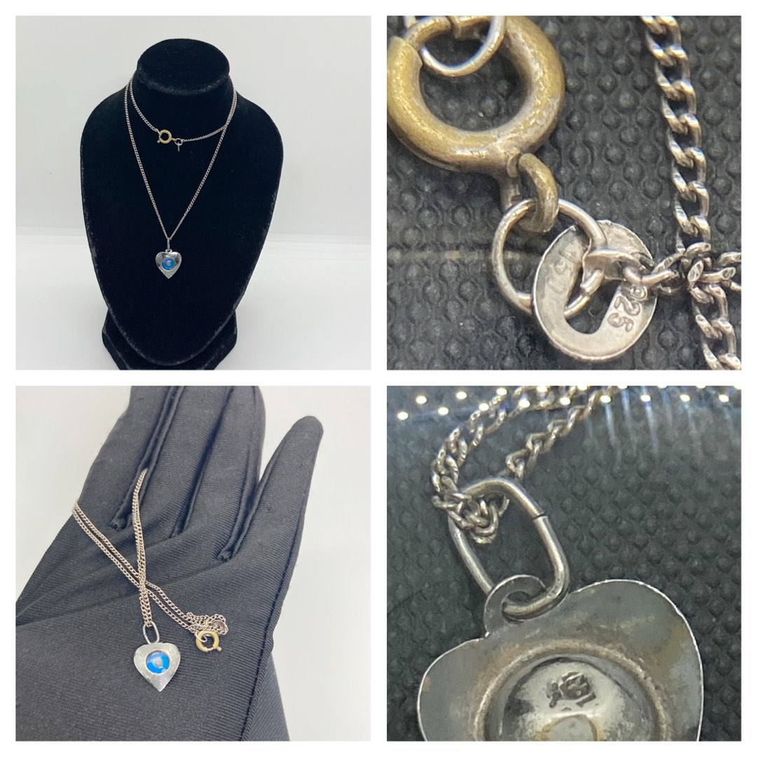 Vintage Evil Eye Pendant Necklace, Women's Fashion, Jewelry