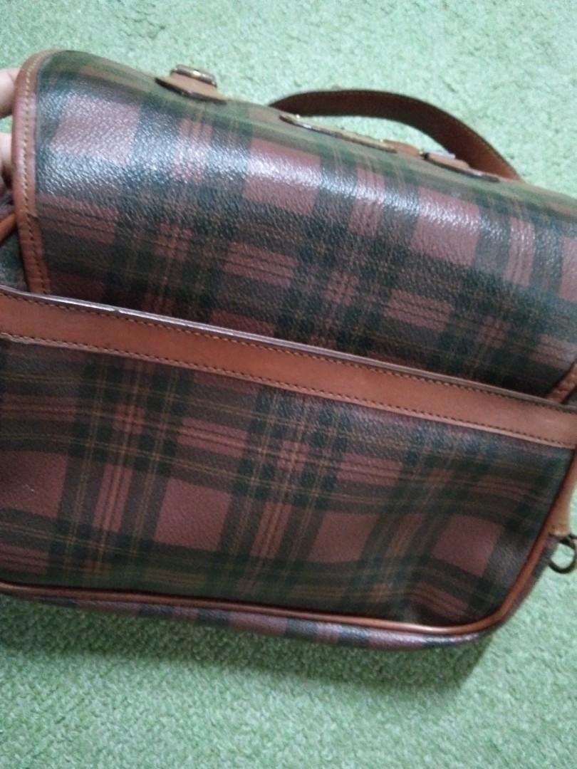 Vintage Leather/PVC sling bag (no brand), Women's Fashion, Bags