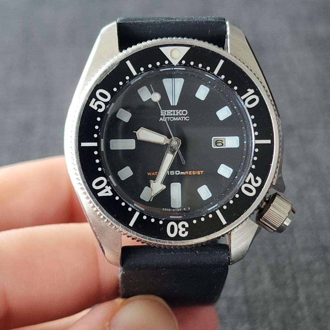Vintage Seiko Scuba Diver 4205-0143 Black Automatic Watch 33mm, Men's  Fashion, Watches & Accessories, Watches on Carousell
