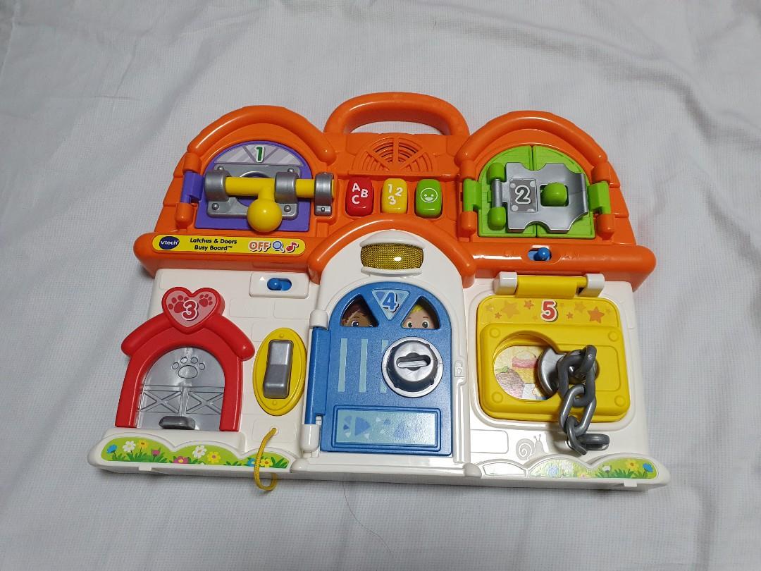 Vtech doors and latches busy board, Hobbies & Toys, Toys & Games on