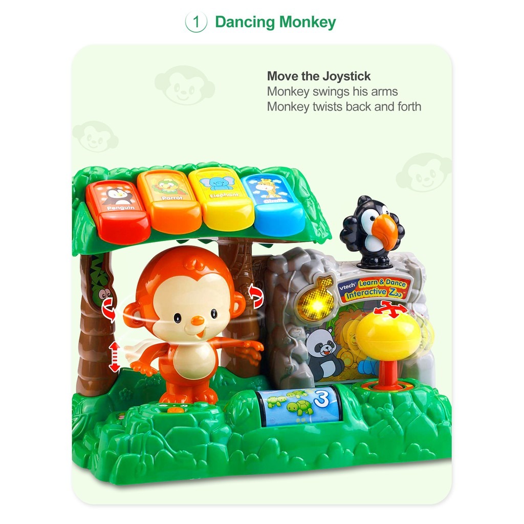 Vtech musical monkey zoo toy, Babies & Kids, Infant Playtime on Carousell