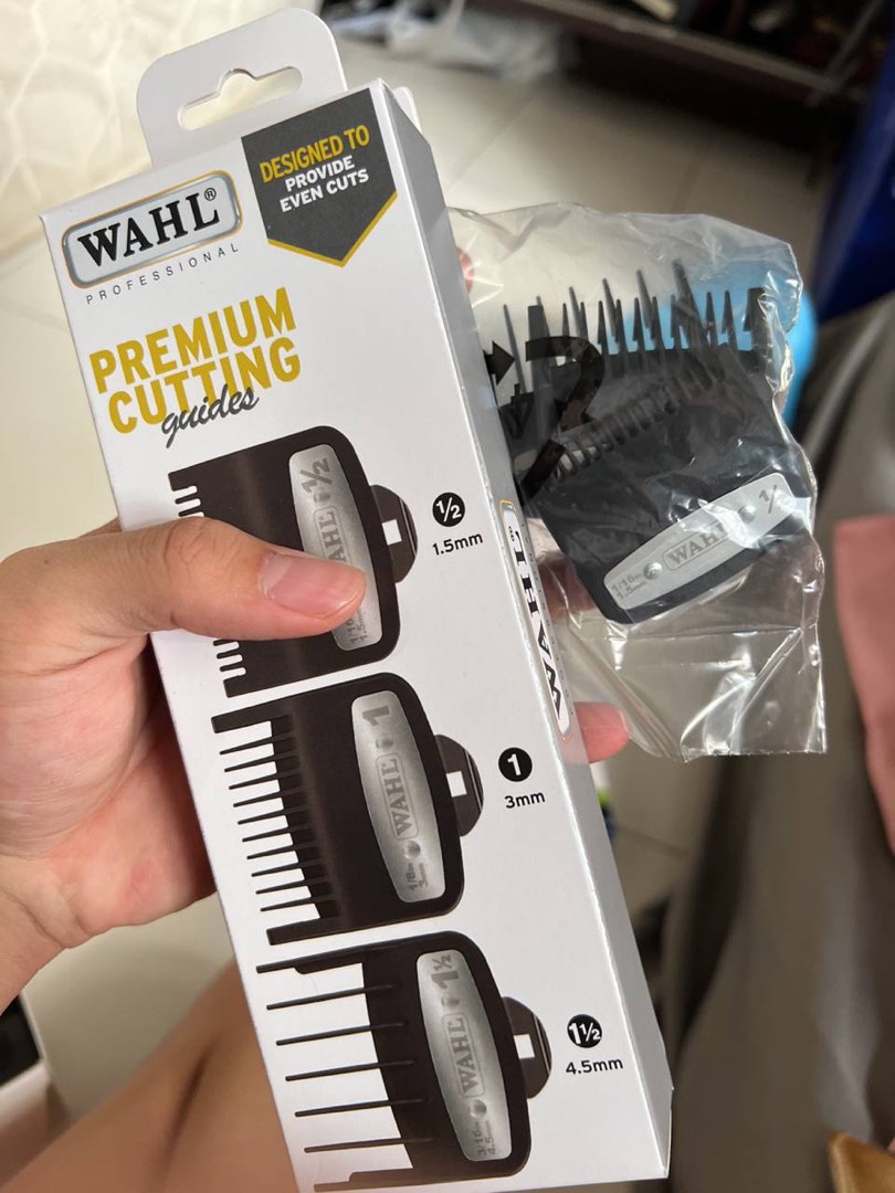 Wahl Premium Cutting Guide Combs 3pcs (1/2, 1, 1 1/2), Beauty