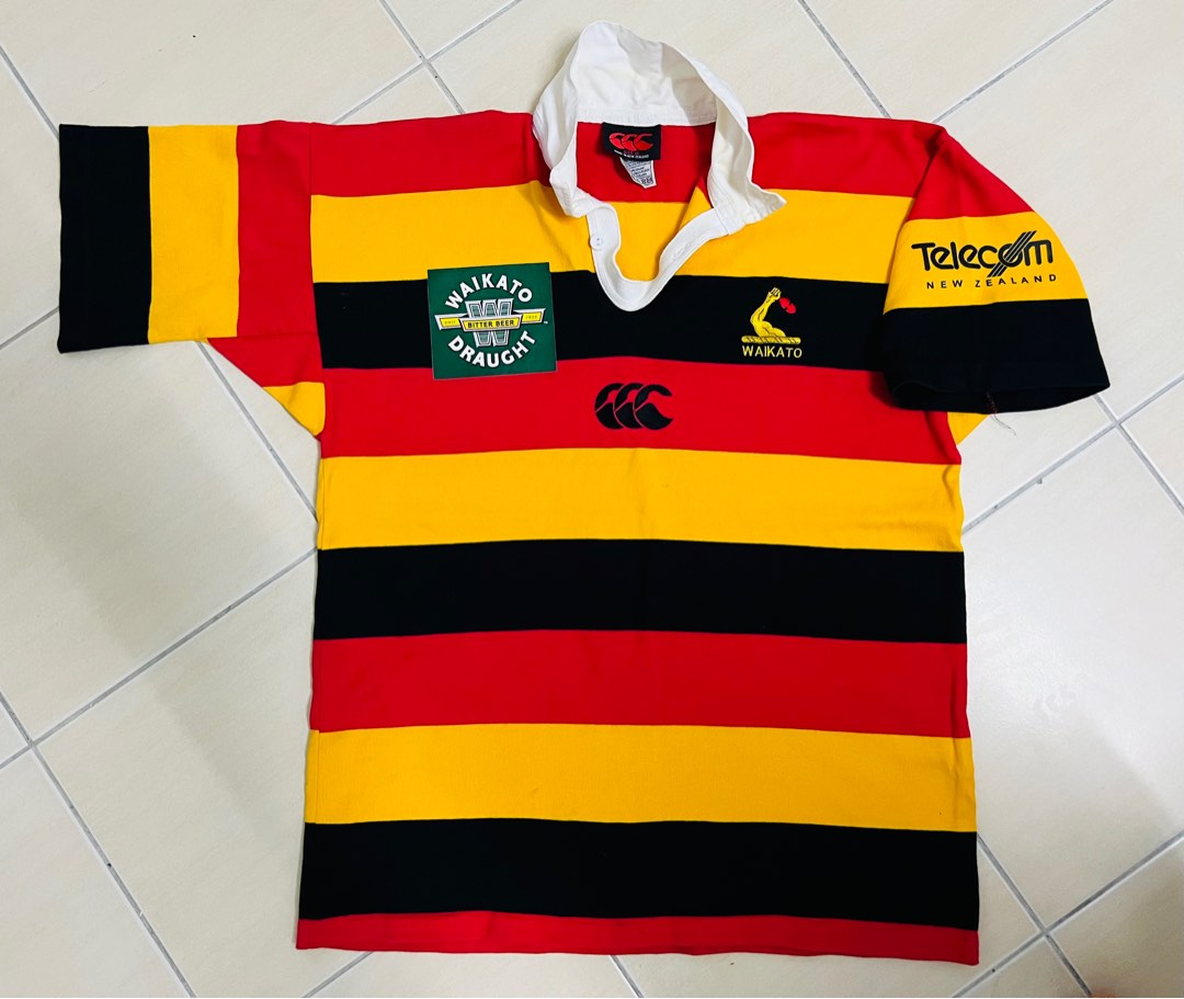 Waikato Canterbury Vintage Rugby Jersey Men s Fashion Activewear