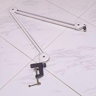 White Professional Studio Microphone Holder / Boom Arm / Mic Stand