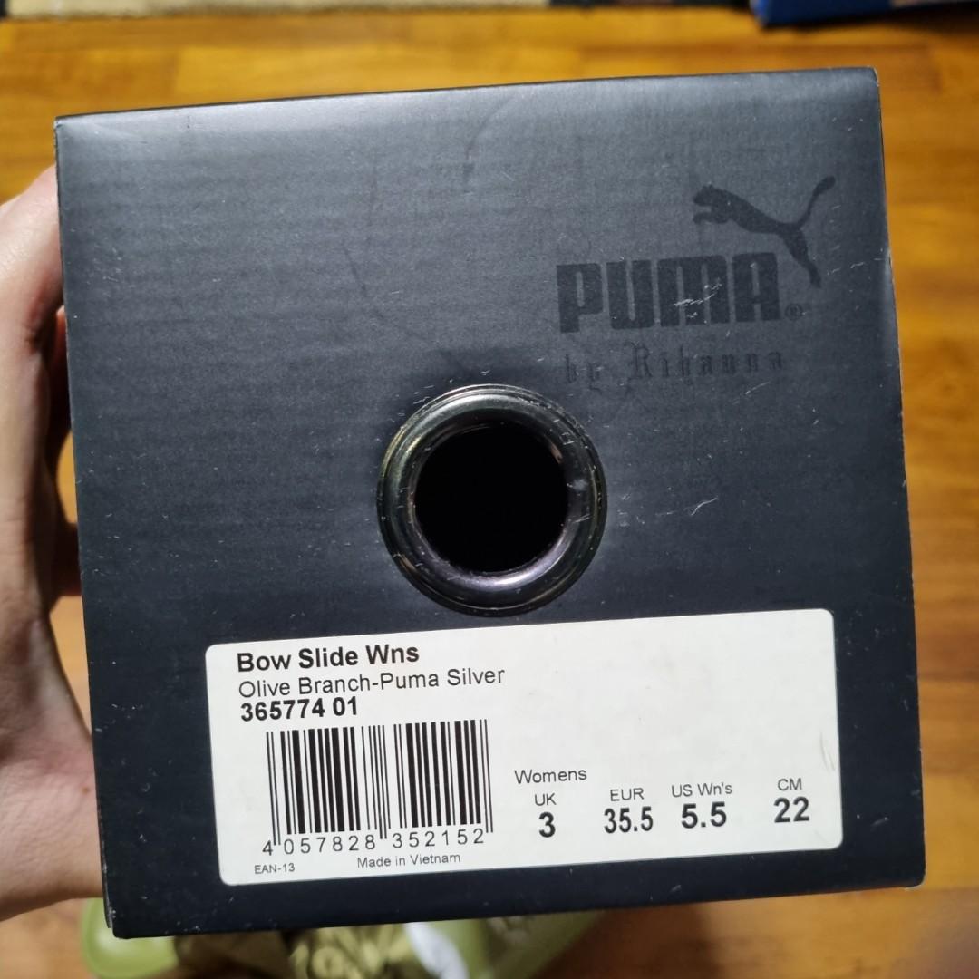 WTS Puma Fenty Bow Slides womens UK3 Women's Fashion