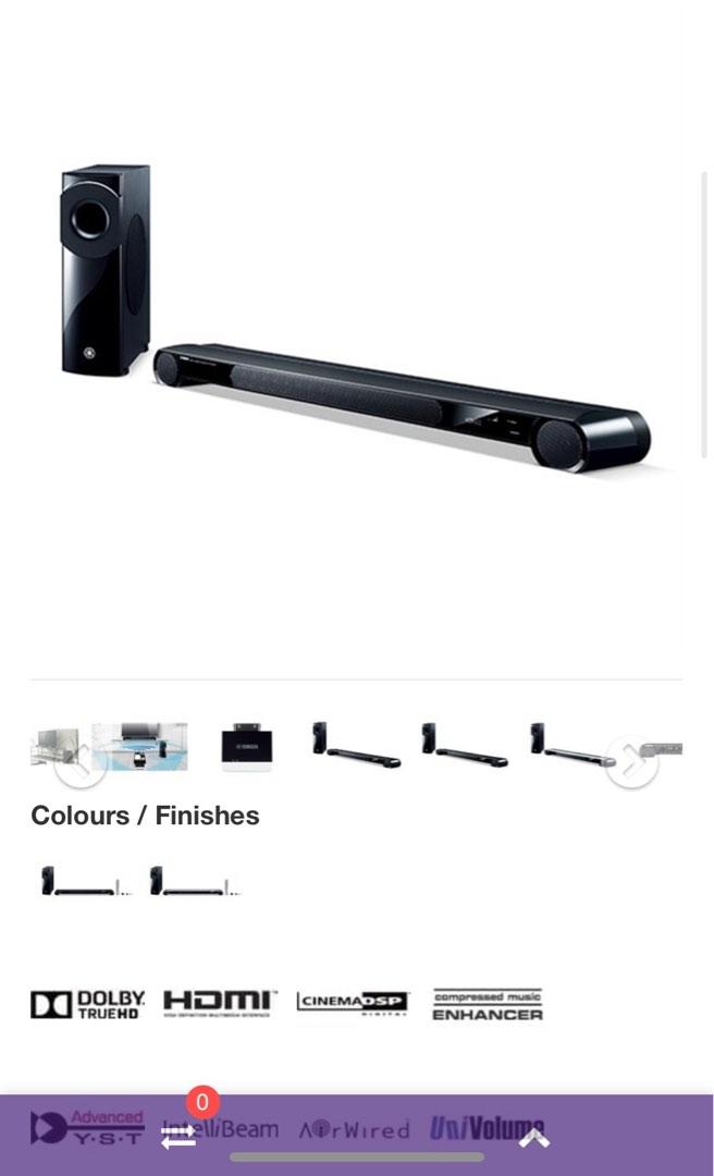 Yamaha Sound Bar with wireless subwoofer YSP 3300 Audio