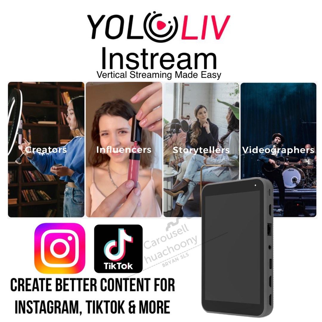 YoloLiv Instream Vertical Live Streaming Encoder and Monitor
