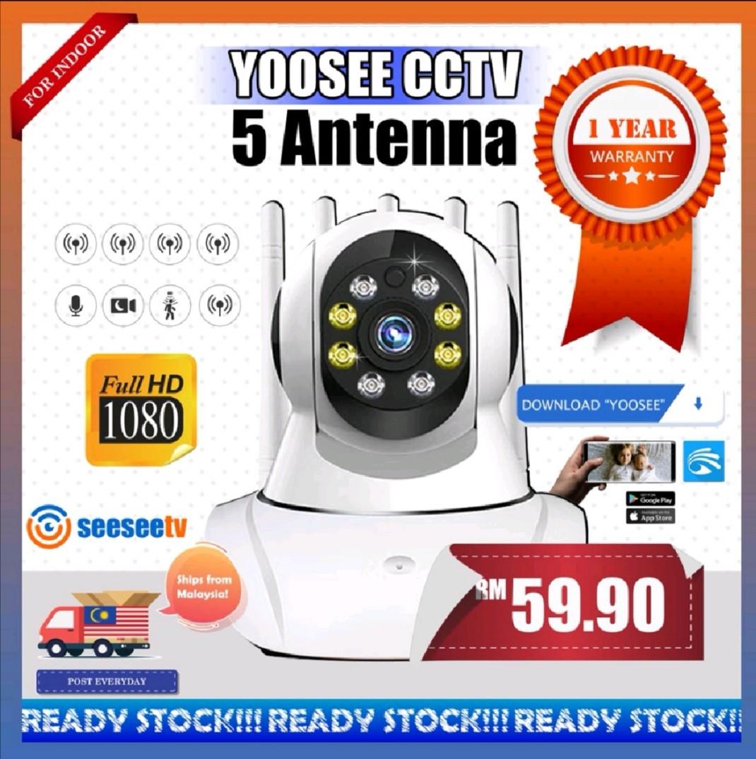 Yoosee cctv 5 antenna wireless cctv, Furniture and Home Living, Security and Locks, Security Systems and CCTV Cameras on Carousell
