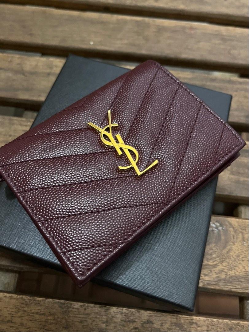 Ysl flap deals card holder