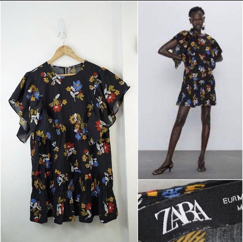 Zara Dress (Category: Dresses) located in Valenzuela. Submitted by lanille (Listing ID 1184233248, Image 1). Description: Fits up to semi large Plus shipping fee Authentic Zara dress, still looks new.