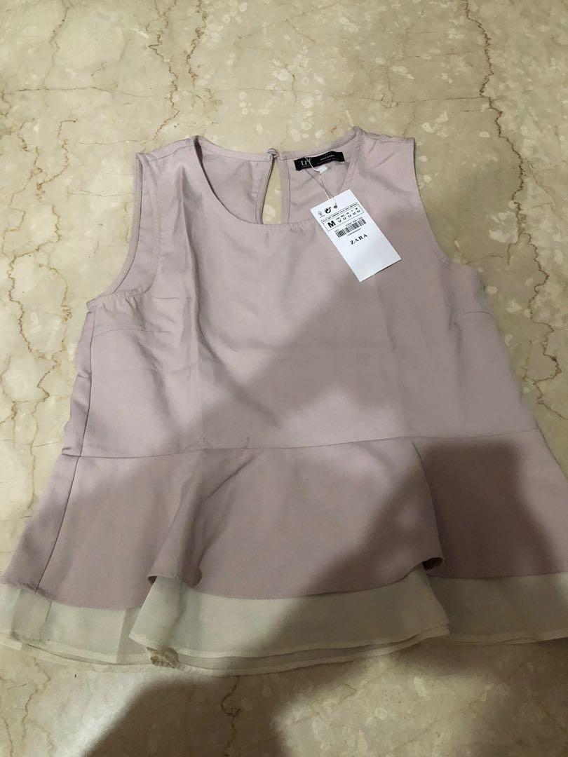 Zara peplum top