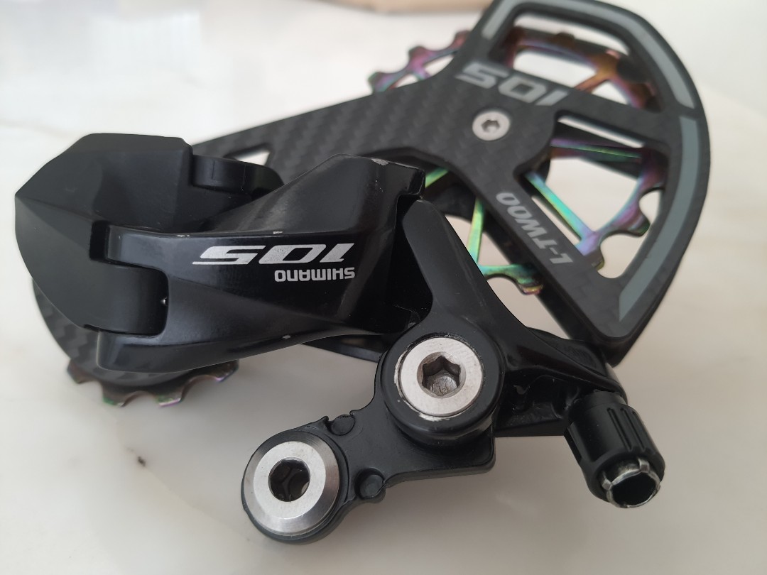 105 r7000 rd with ltwoo oversized pulley, Sports Equipment, Bicycles