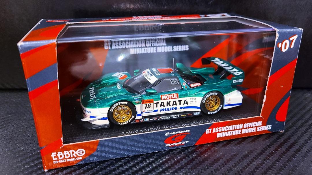 1/43 1:43 Ebbro Honda NSX Super GT 2007 #18 Takata 順豐包郵, 興趣