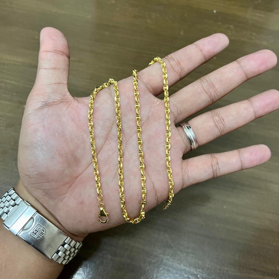 18k Gucci Chain Necklace 8.1g Men s Fashion Watches Accessories Jewelry on Carousell
