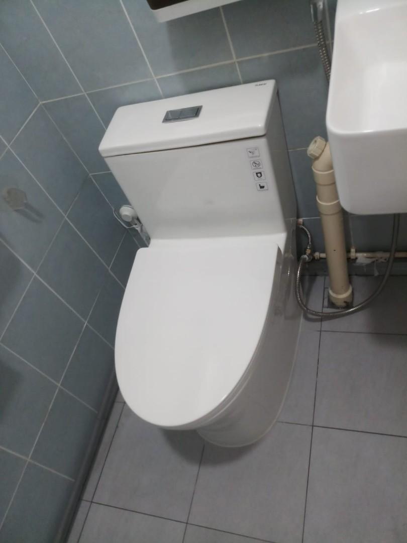 3 in 1 package, tile overlay, Toilet bowl, wash basin WA 93504822, Home