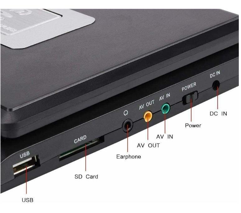 7.8 Inch Portable HD TV Home Car DVD Player VCD CD MP3 DVD Player USB ...