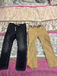 全新 國外品牌 牛仔褲與工作褲 2 件一起帶 Zara