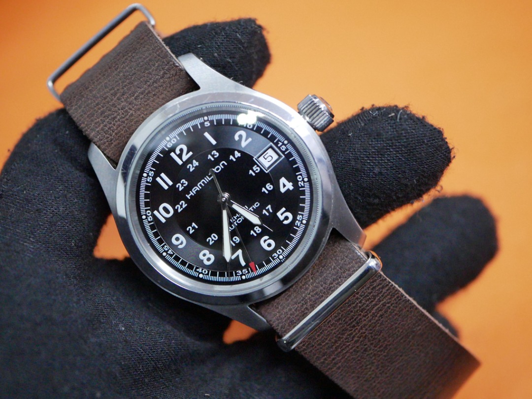 Hamilton leather nato strap 2025
