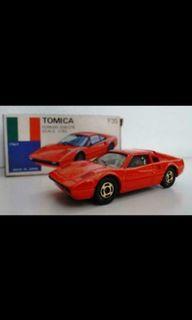 ©️ TOMICA 1.60 F35ITALY ©1970 red FERRARI 308GTB die-cast Metal Vintage MADE IN JAPAN VINTAGE MIB Working Features Tue SEPTEMBER 13,2022