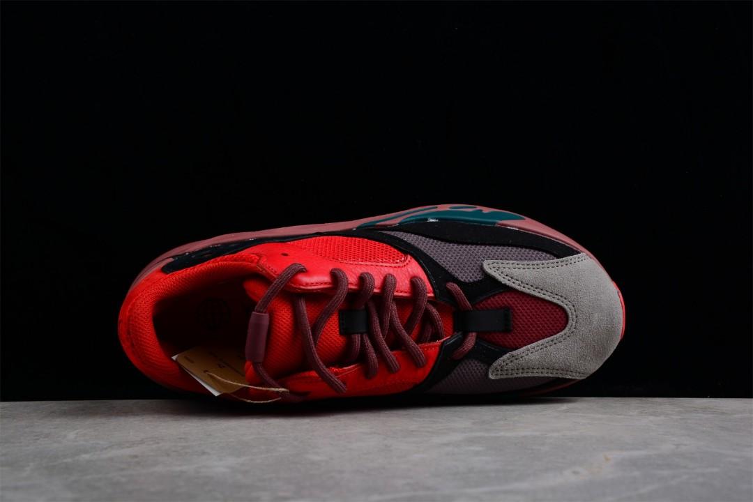 Red discount yeezy 700