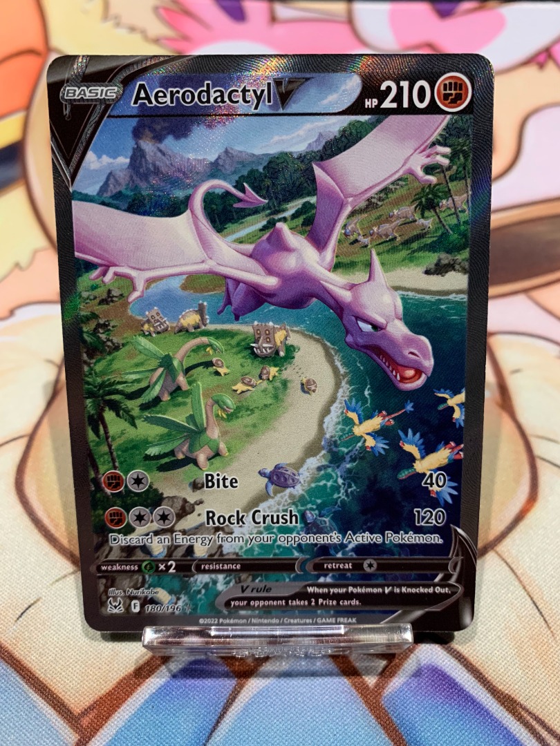 Pokemon Trading Card Game 179/196 Aerodactyl V : Rare Ultra Card : SWSH-11  Lost Origin - Trading Card Games from Hills Cards UK