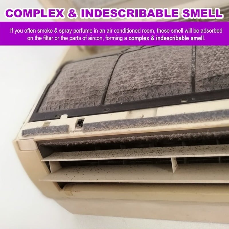 Aircon Not Cold Less Cold Water Leaking Foul Smell, Aircon Servicing