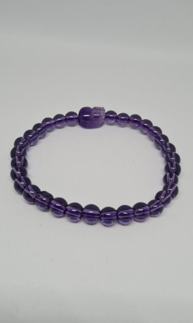 Amethyst with Pixiu (Abacus) 6mm/8.5mm 16cm (Category: Bracelets) located in Bulacan. Submitted by dearphoenix (Listing ID 1184294545, Image 2). Description: Promotes healing by relieving stress and anxiety. 100% natural stones from HK Intuitively selected and handcrafted by me 🙂 Buy with confidence, do what makes you happy in these trying times. It won't hurt to have a pixiu at your side for lucky company. Please come back to view additional li