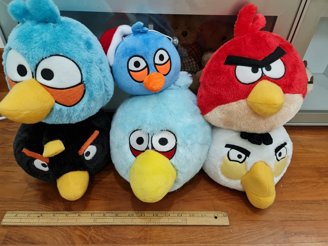 Angry Bird Plushies (bundle of 6), Hobbies & Toys, Toys & Games on