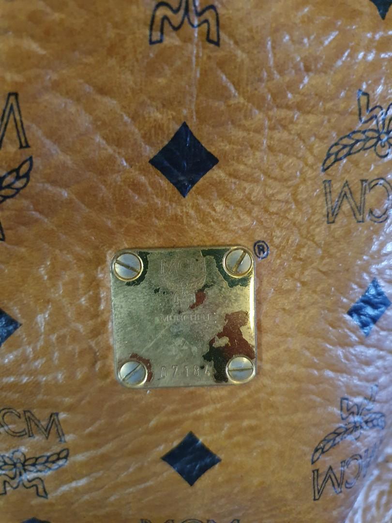 Fake vs online real mcm bag