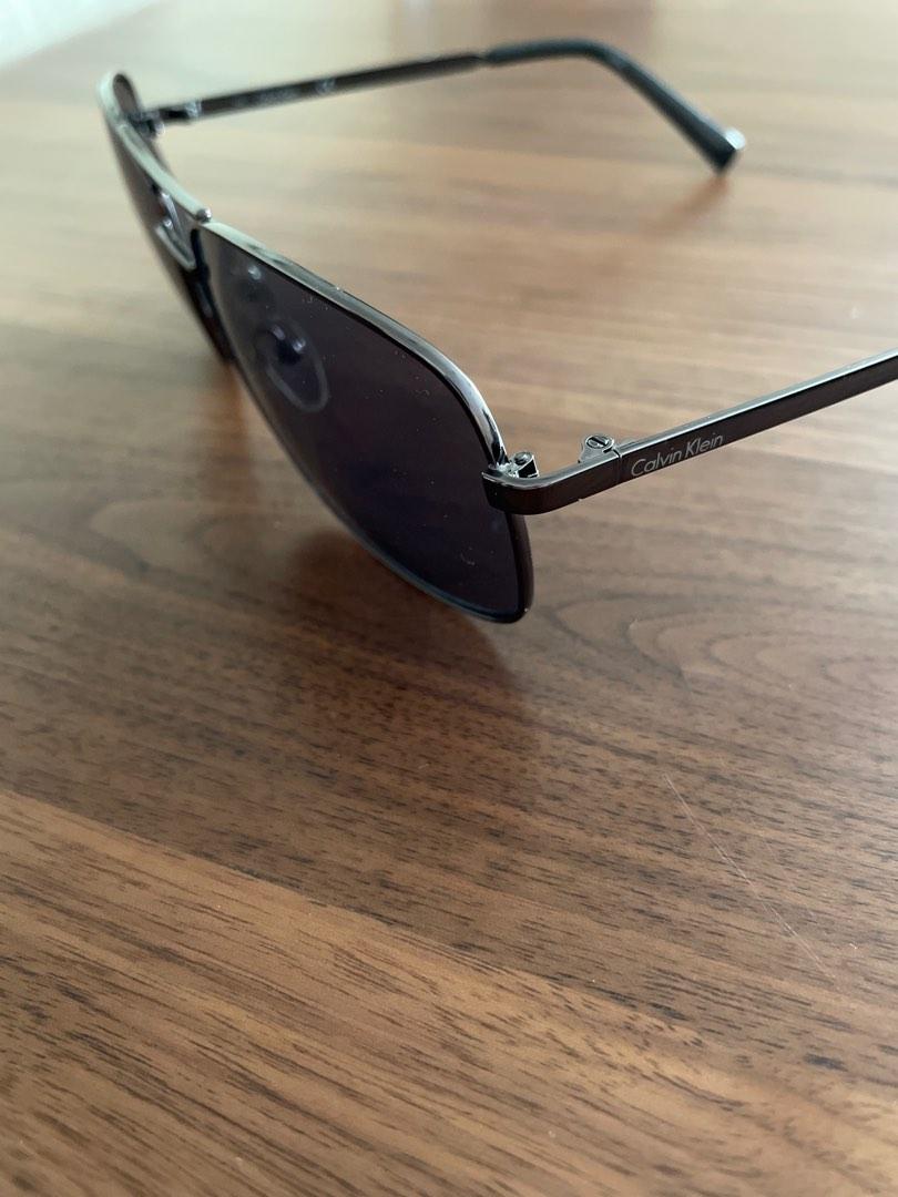 Authentic Calvin Klein Mens Aviator Sunglasses Navigator Style