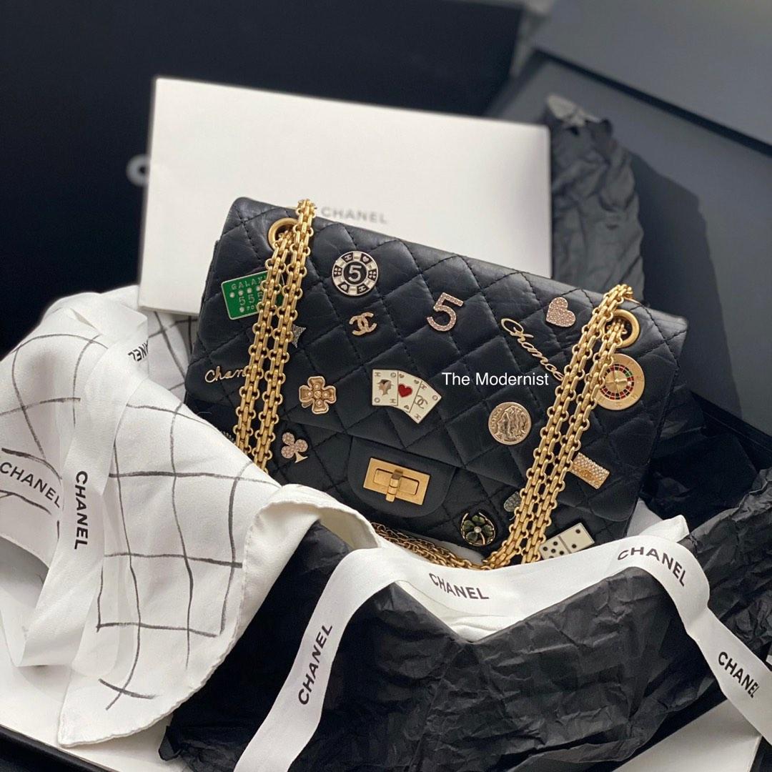Authentic Chanel 2.55 Reissue 225 Lucky Charms Casino Collection, Luxury,  Bags & Wallets on Carousell