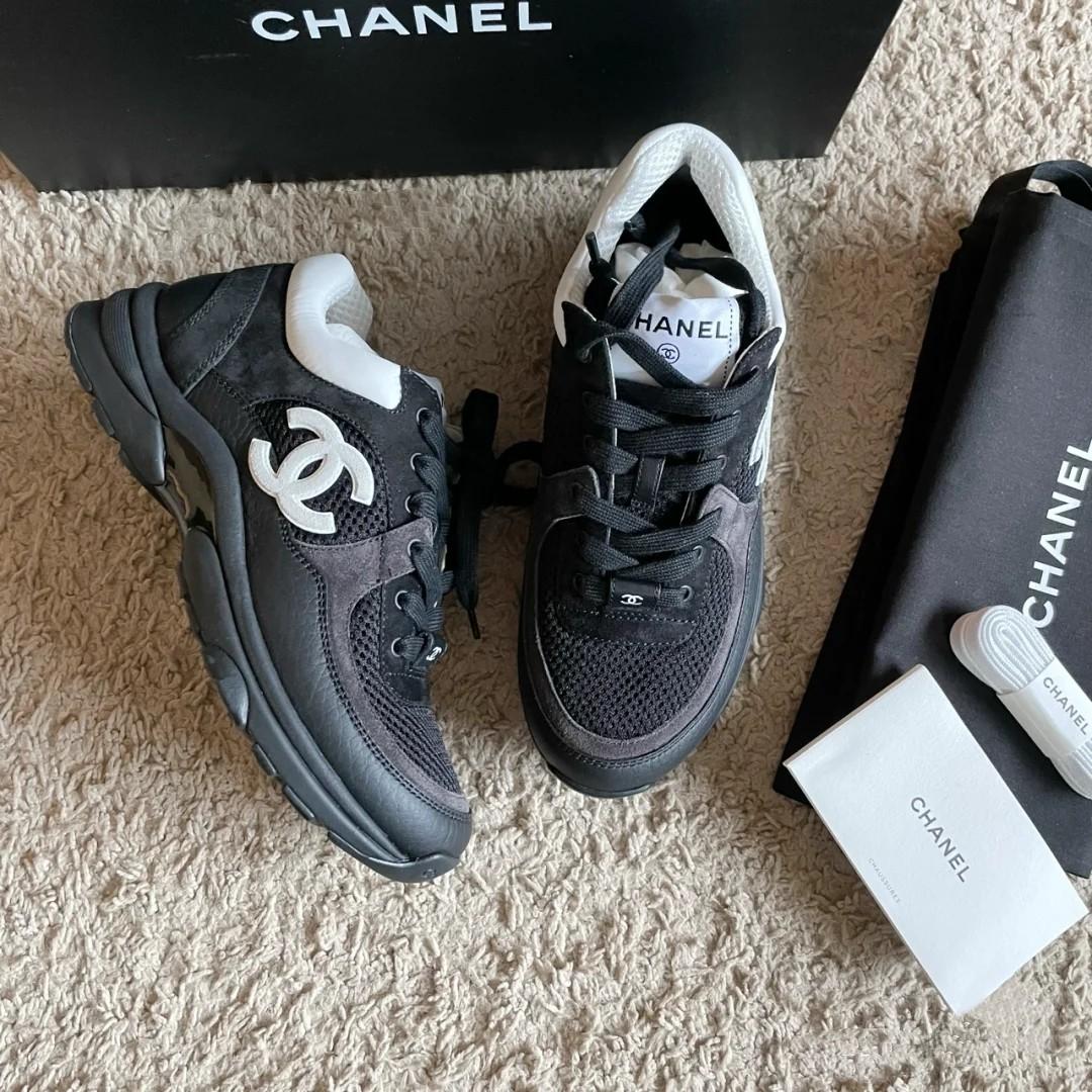 Authentic Chanel logo sneakers size 40, Luxury, Sneakers & Footwear on  Carousell