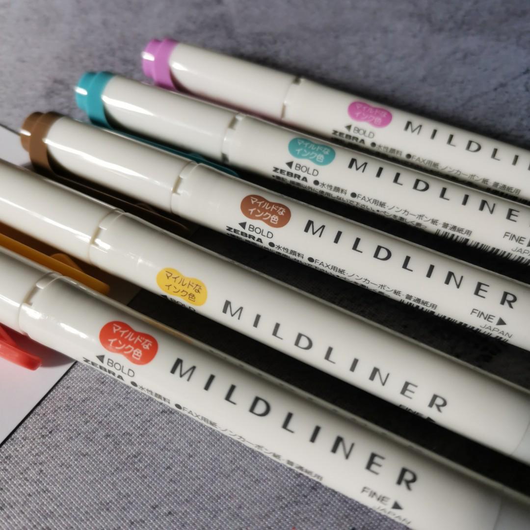Mildliners Authentic Zebra Warm Mildliners, Hobbies & Toys, Stationary & Craft ...