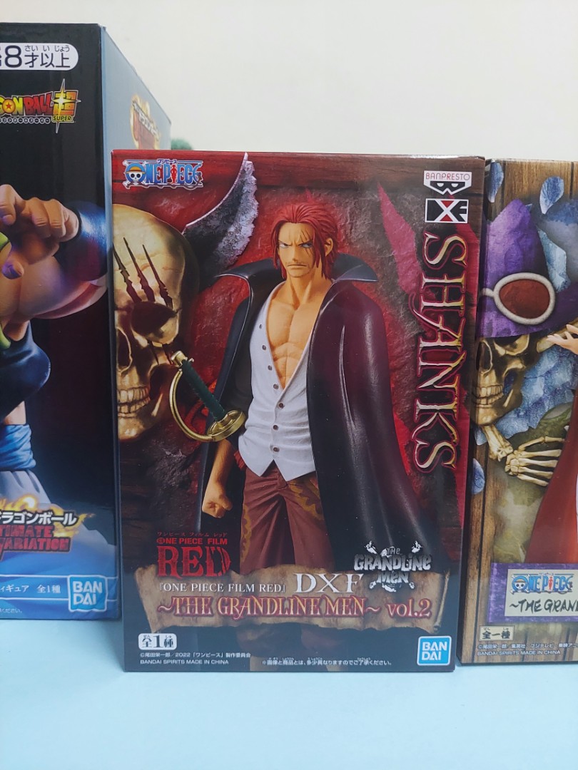 Banpresto One Piece DXF The Grandline Men Vol.2 Film Red Shanks