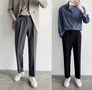 Basic Slim Casual Trousers