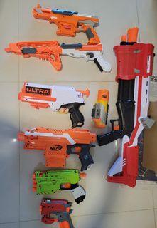 Batch of nerf guns