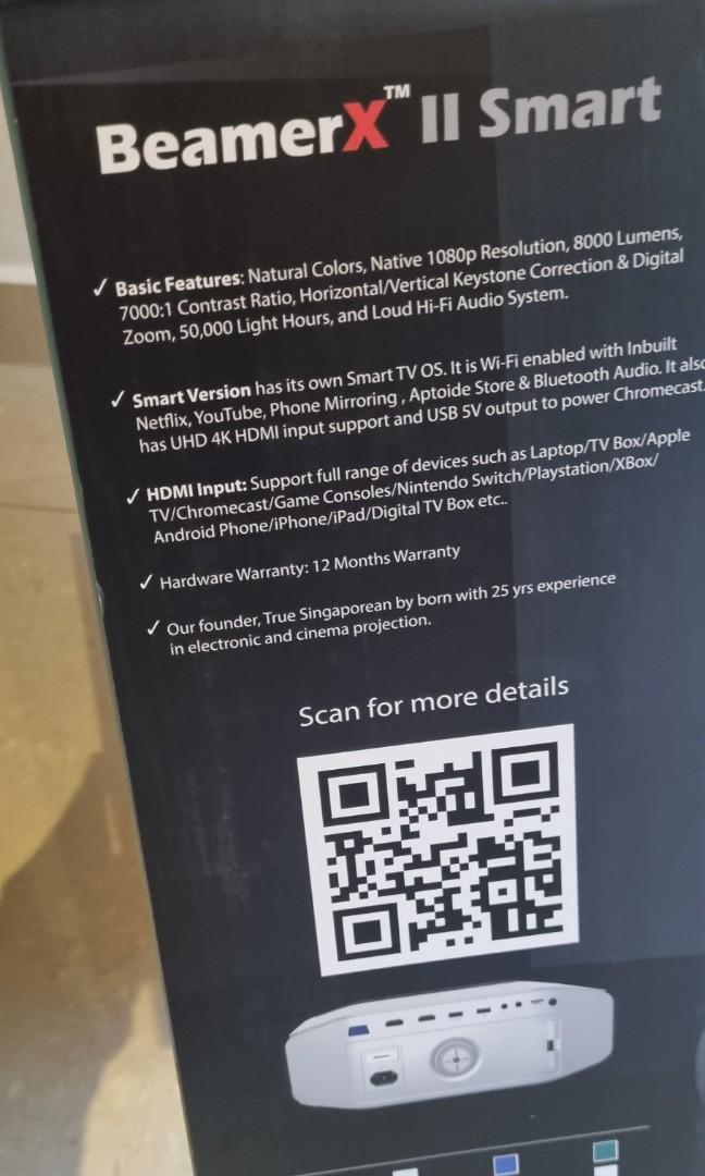 Beamer x 2 projector, TV & Home Appliances, TV & Entertainment