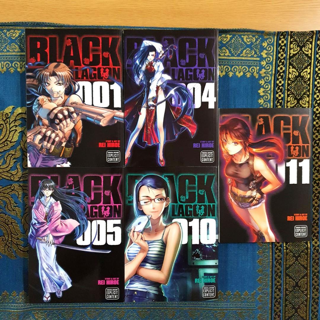 Black Lagoon Manga Vol 1 4 5 10 11 Hobbies Toys Books Magazines Comics Manga On Carousell
