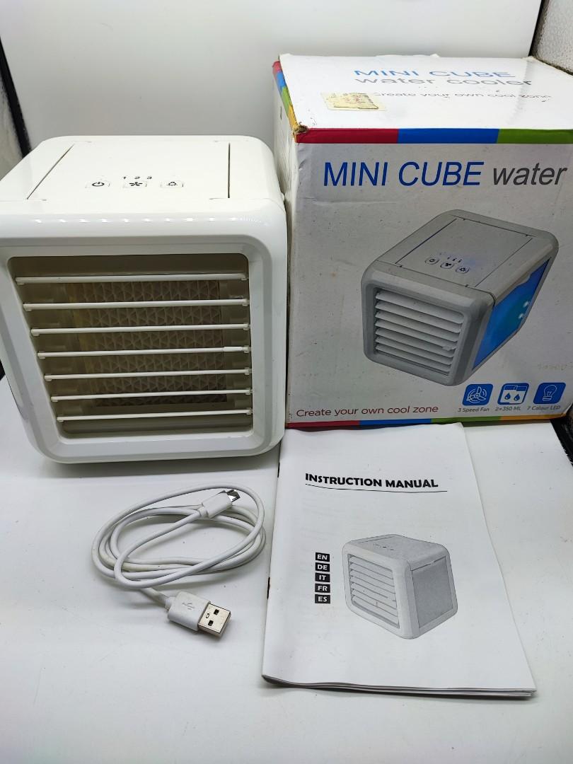 BNIB Comlife Portable Air Conditioner Fan 3 in 1 Personal Space Air Cooler Humidifier Purifier Desktop Cooling Fan Table Fan with Dual Detachable