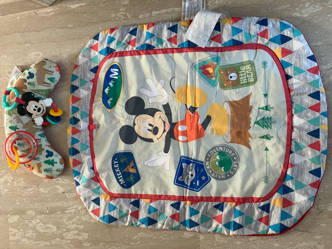 Bright Starts Disney Baby Mickey Mouse Camping with Friends Tummy