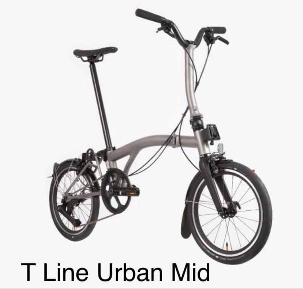 BROMPTON T LINE URBAN MID, Sports Equipment, Bicycles & Parts, Bicycles